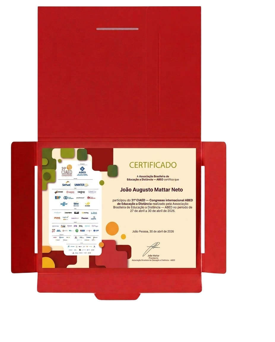 Mockup do Certificado CIAED